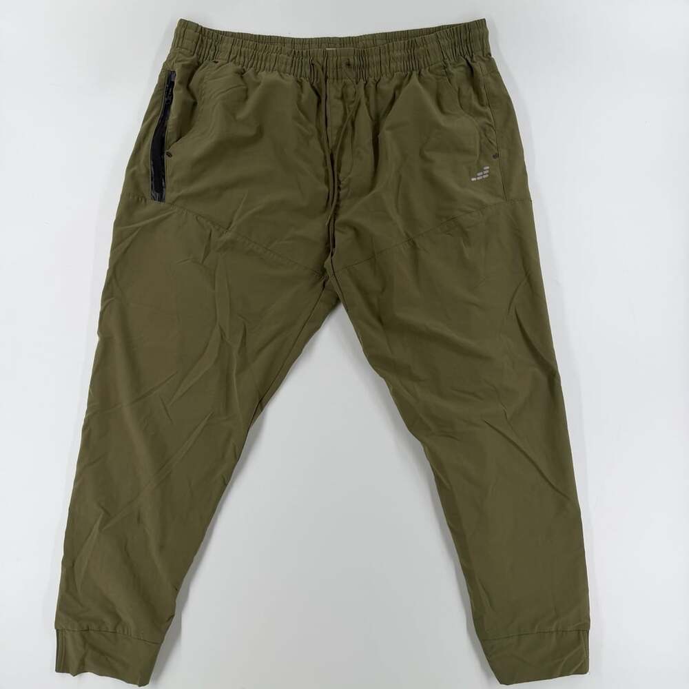 1580 Bcg Jogger Pants Size 2XL Olive Green Athletic Active
